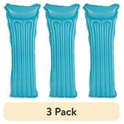 (3 pack) Bluescape Blue Transparent Air Mat, Inflatable Pool Float, Age 14 & up, Unisex