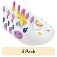 thumbnail image 1 of (3 pack) Bluescape White Unicorn Split Inflatable Swim Ring Pool Float for Kids, Ages 3 to 6, Unisex, 1 of 7