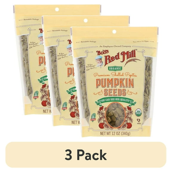 (3 pack) BobS Red Mill Pumpkin Seeds , 12 Oz