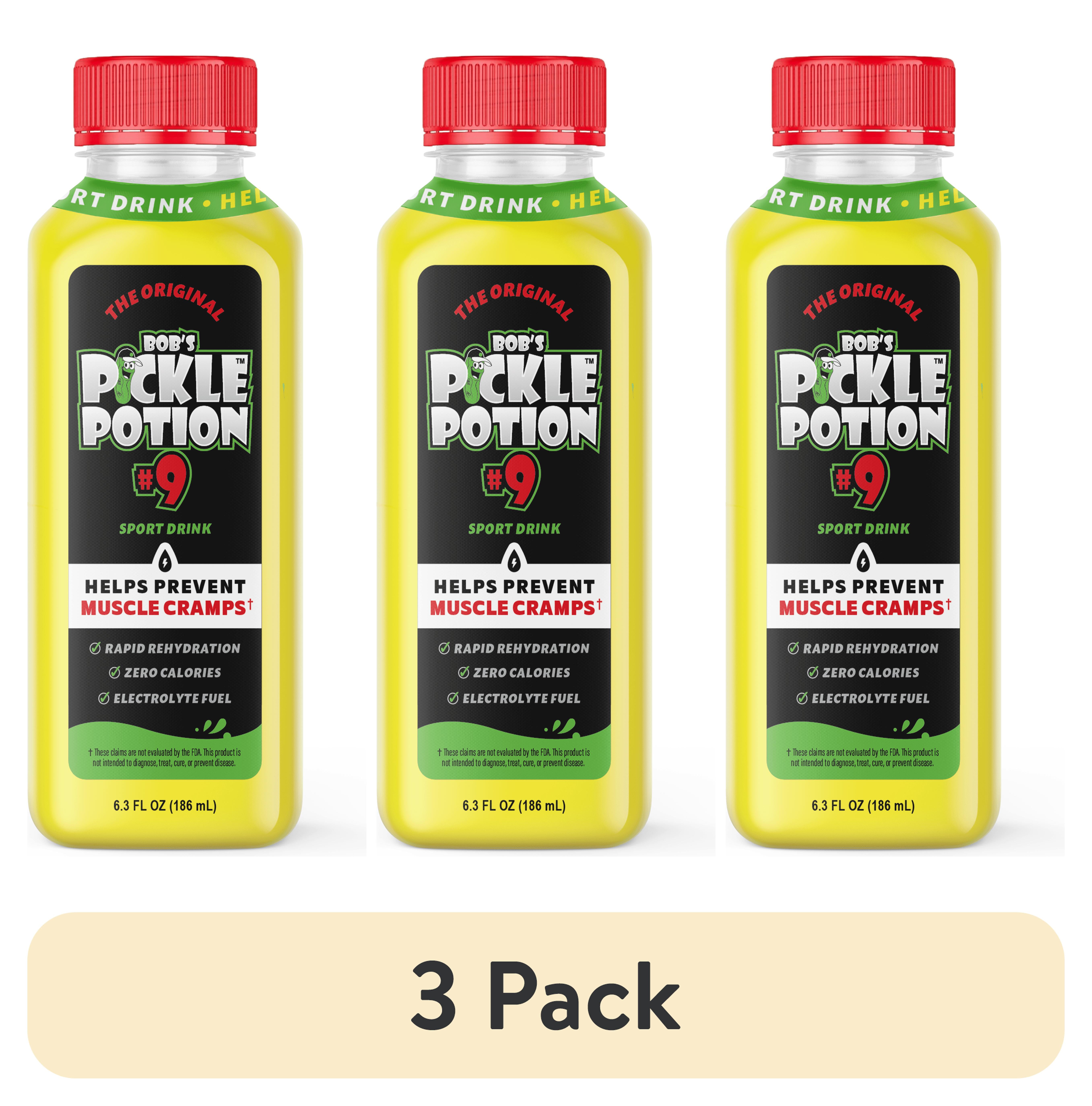 (3 pack) Bob's Pickle Potion #9 Sport Drink