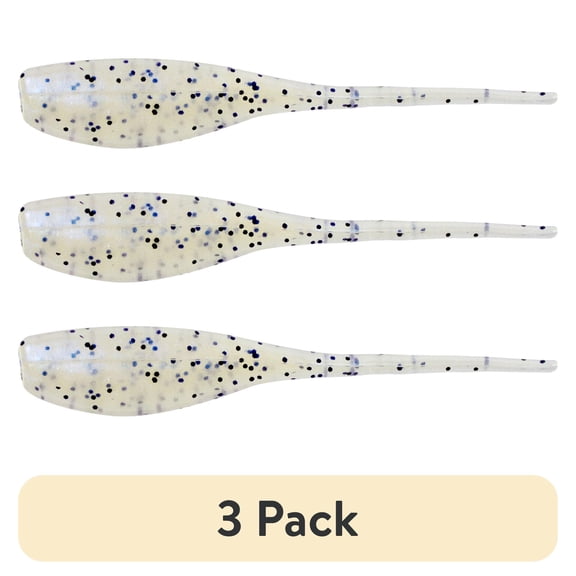 (3 pack) Bobby Garland Baby Shad Crappie Bait 2" Monkey Milk 18 Count