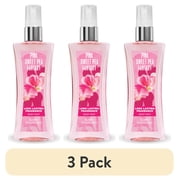 عبوة من 3 بخاخ للجسم برائحة مميزة من Body Fantasies، عطر Pink Sweet Pea Fantasy، 3.2 أونصة سائلة