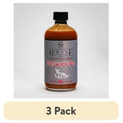 (3 pack) Boerne Brand Smokin Red Texas Style Hot Sauce Glass Bottle, 8oz