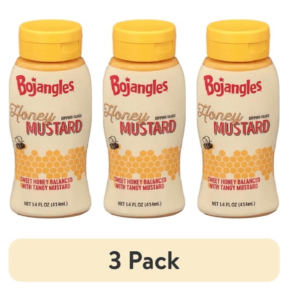(3 pack) Bojangles Honey Mustard Dipping Sauce