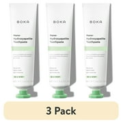 3 pack Boka Fluoride Free Toothpaste, Nano Hydroxyapatite Toothpaste, Appropriate for Sensitive Teeth - Ela Mint Flavor, 3.4 fl oz