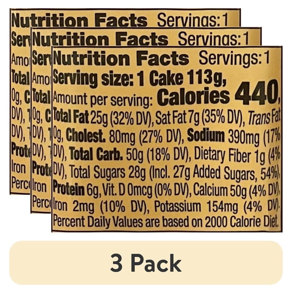 (3 pack) Bon Appetit Bon Ap Cream Cheese Cake