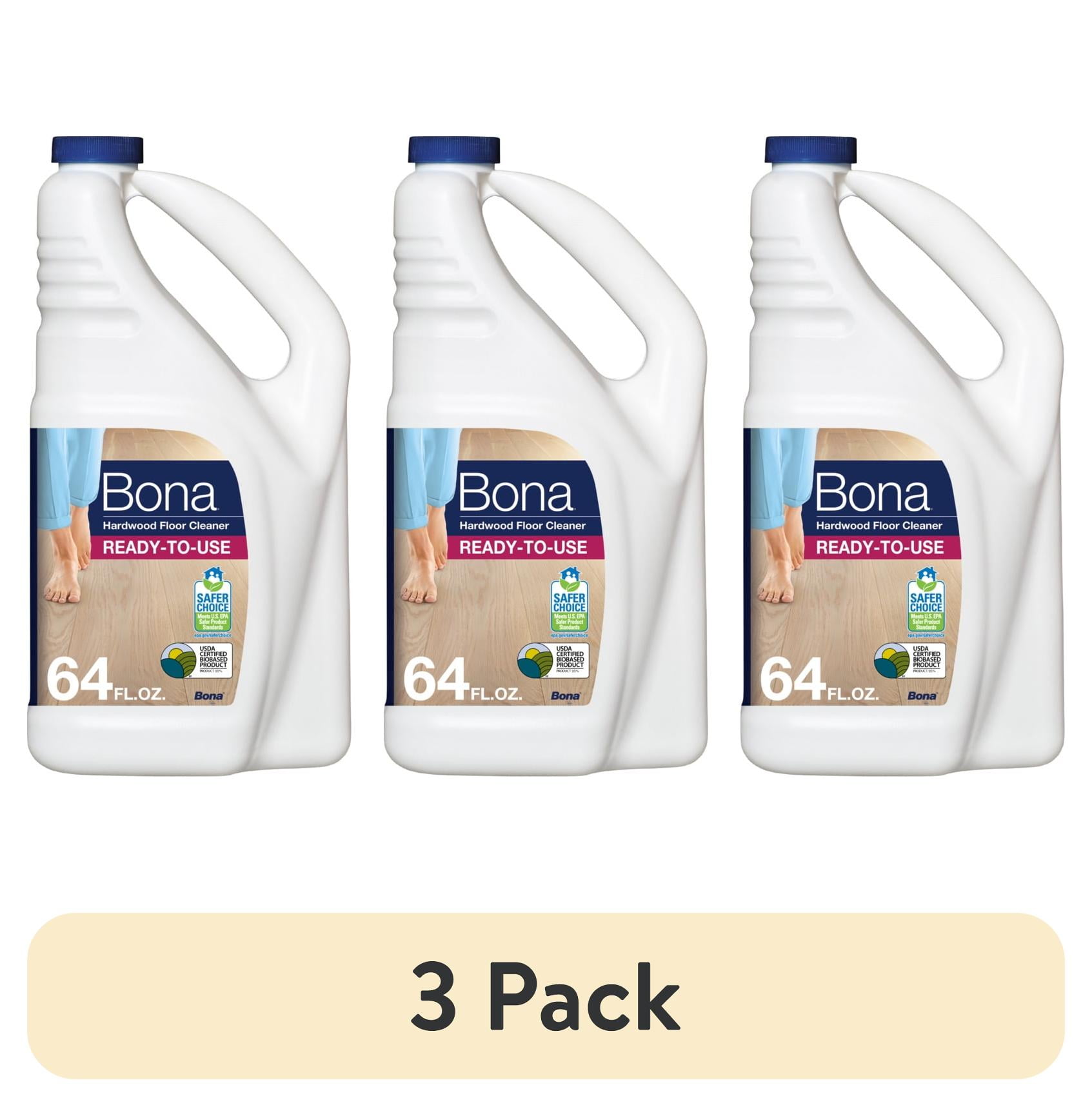 (3 pack) Bona® Hardwood Floor Cleaner Refill 64 Fl Oz