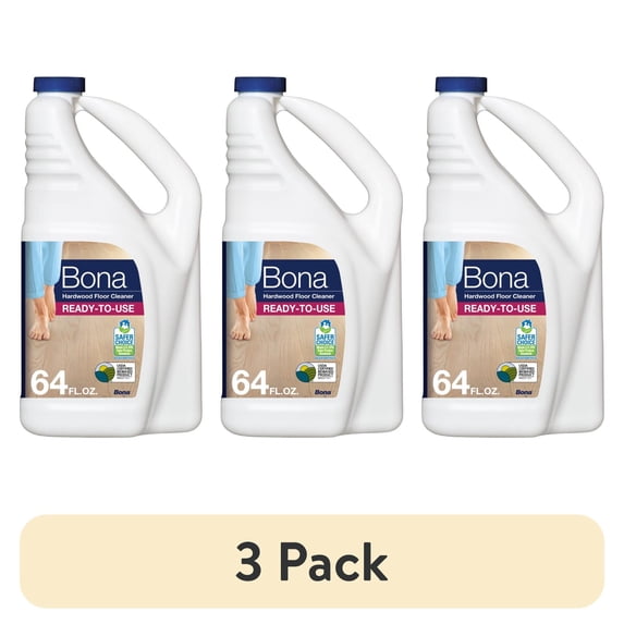 (3 pack) Bona® Hardwood Floor Cleaner Refill 64 Fl Oz
