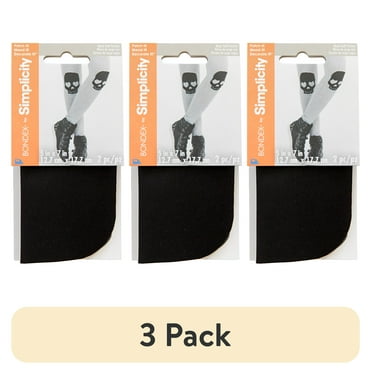 (3 pack) Bondex Black 5"x7" Twill Iron-On Patches, 2 Pieces