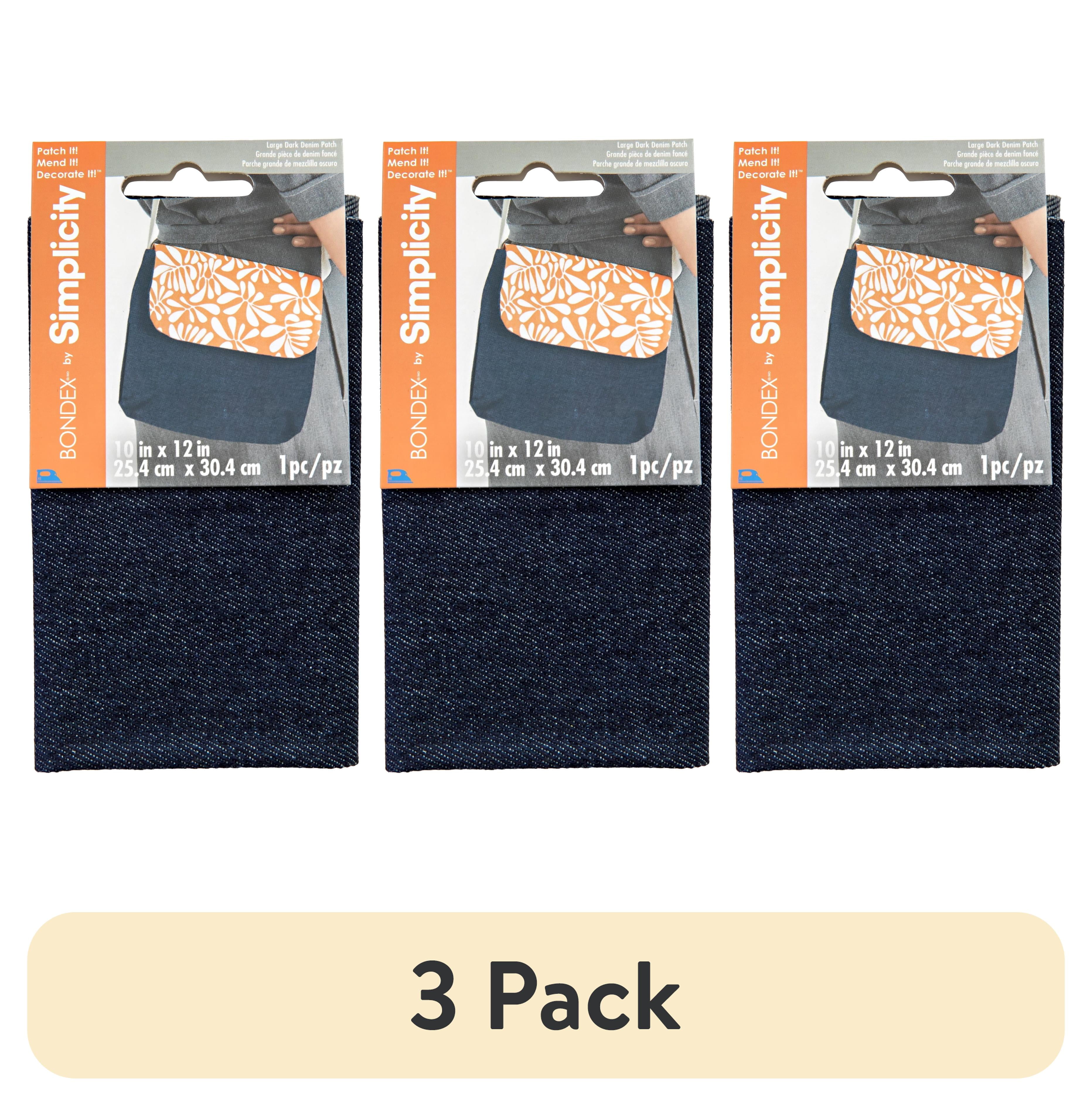BONDEX 2 PEZZI DENIM BLU 5""x7"" FERRO SU PATCH DI RIPARAZIONE - Foto 9