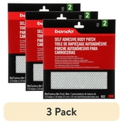 3 pack Bondo Self Adhesive Body Patch, 932SRP, 2/Pack