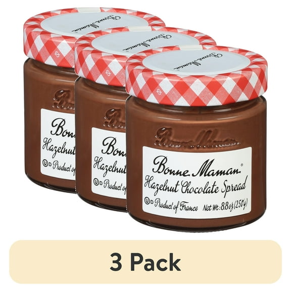 (3 pack) Bonne Maman - Hazelnut Chocolate Spread, 8.8 oz