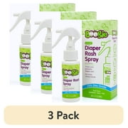 3 pack Boogie No-Rub Liquid Diaper Rash Spray with Zinc Oxide, 1.7 fl oz