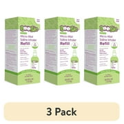 3 pack Boogie Sterile and Drug-Free Micro-Mist Saline Inhaler Spray Refill for Kids, 1.7 oz