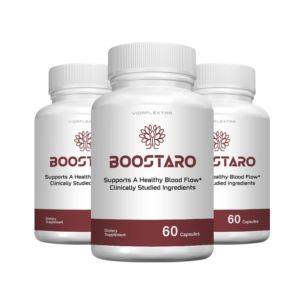 3 pack Boostaro - Boostaro Health Support Capsules