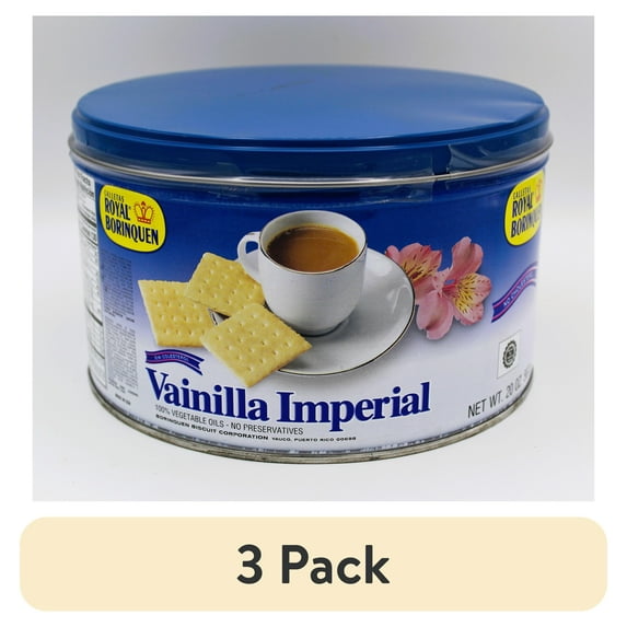 (3 pack) Borinquen Biscuit Royal Borinquen Crackers, 20 oz