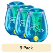 (3 pack) Bostitch Twist-N-Sharp Manual Adjustable Pencil Sharpener, 1 Hole