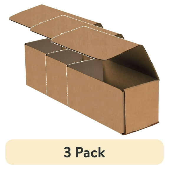 (3 pack) Office Depot® Brand Corrugated Mailers, 12" x 6" x 6", Kraft, Pack Of 50