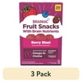 thumbnail image 1 of (3 pack) Brainiac Fruit Snacks with BrainPack, Mixed Berry Flavor, 20 Count, 1 of 11