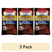 (3 pack) Bridgford 100% Beef Kosher Honey Barbecue, Jerky 10oz Resealable Bag