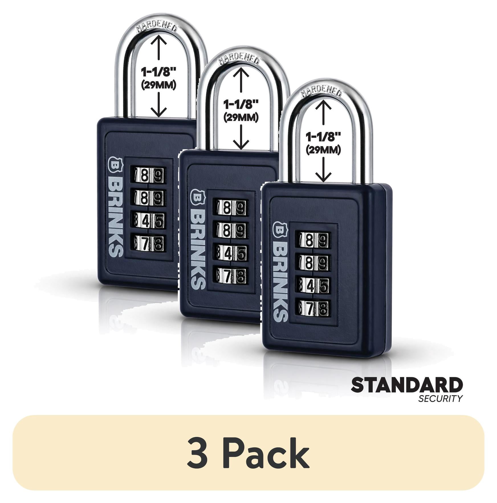 Brinks Zinc Diecast 40mm Combination Sport Padlock with 1 3/16in