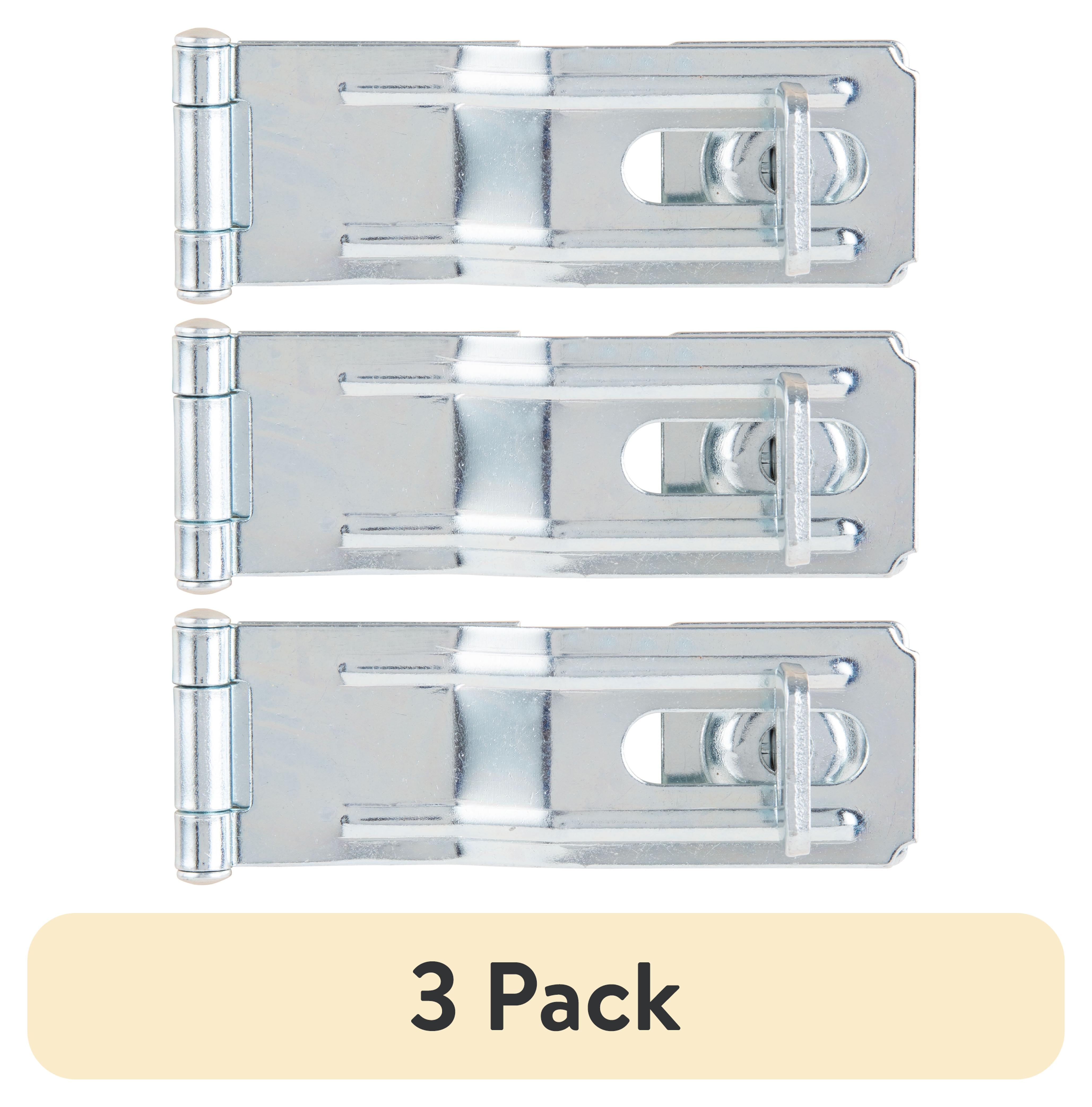 (3 pack) Brinks Zinc Plated Steel New Swivel Hasp, 4.5 inch
