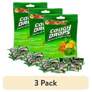 3 pack Broncolin Honey Lemon Candy Drops 22 Count Bag