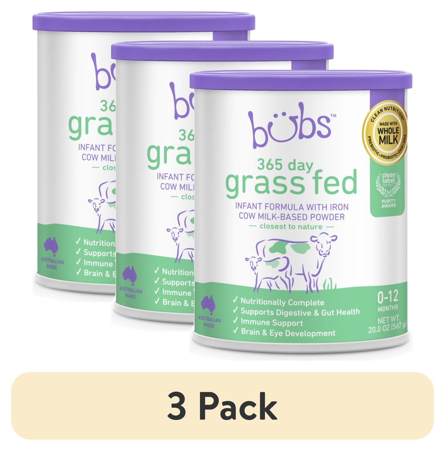 bubs Organic grass fed 3 12-36ヶ月　3缶セット bubs Organic grass fed 3 12-36ヶ月 3缶セット