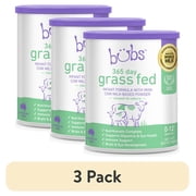 3 pack Bubs 365 Day Grass Fed Cow-Milk Based Infant Formula Powder Babies 0-12 Months - 20oz