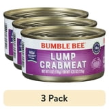 Lumpy 14g (3 pack) Bumble Bee Canned Lump Crabmeat, Wild Caught, 14g Protein per ...