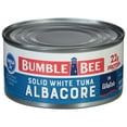 thumbnail image 1 of (3 pack) Bumble Bee Solid White Albacore Tuna in Water, Wild Caught, Gluten Free, 22g Protein per Serving, Ready to Eat, Shelf Stable Can, 12 oz, 1 of 10