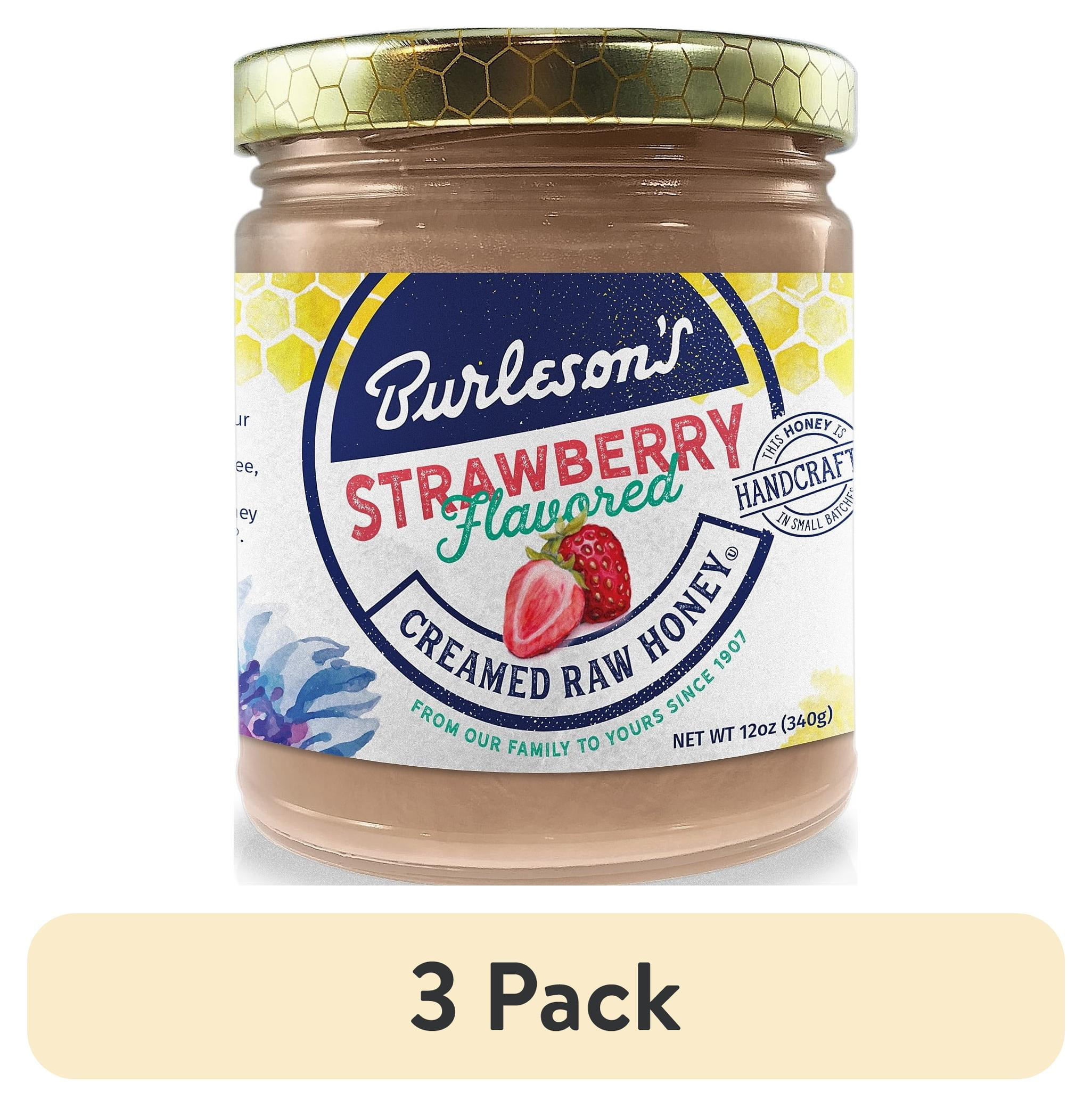 (3 pack) Burleson's Strawberry Creamed Honey