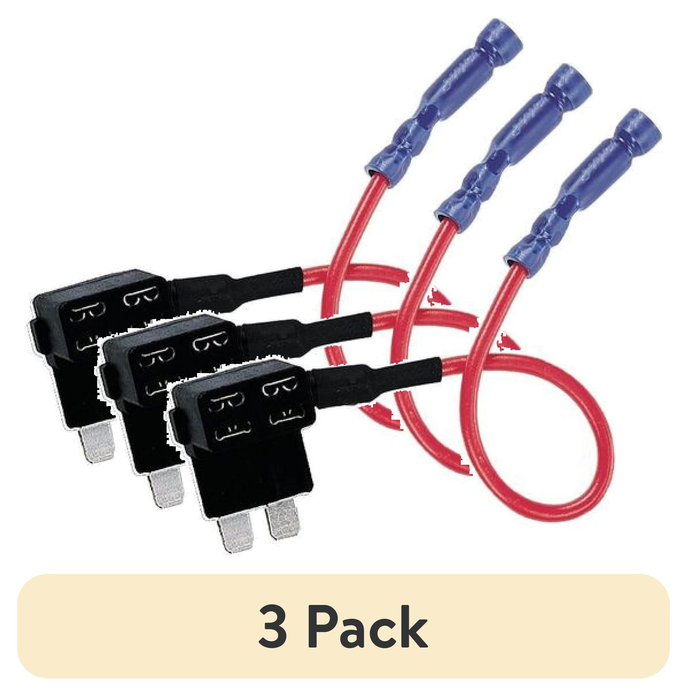 (3 pack) Bussmann Series 16 Gauge Add-a-Circuit for ATM/Mini Auto Blade Fuses