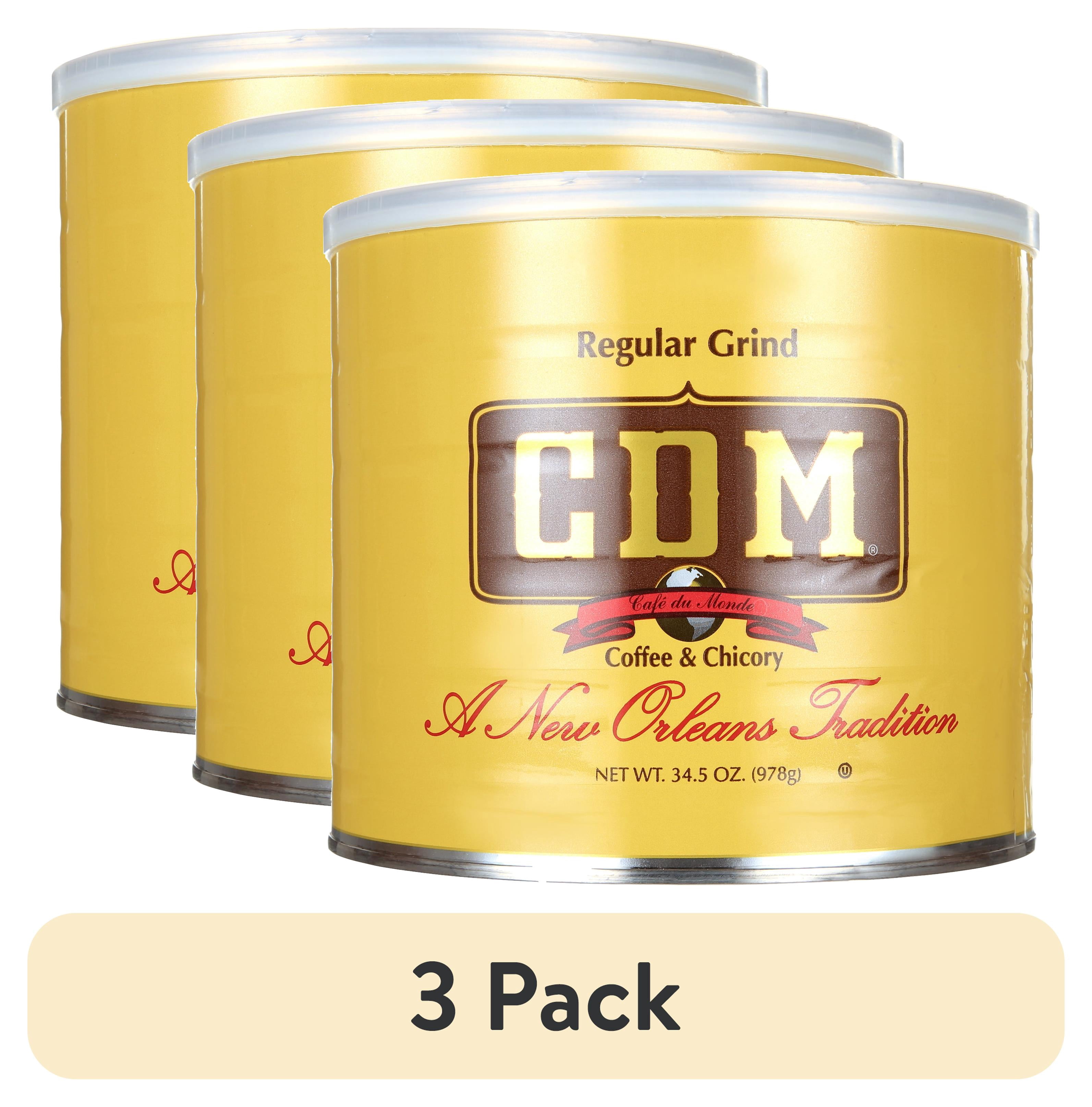 CDM Coffee & Chicory Regular Grind, 34.5 oz Can - Walmart.com