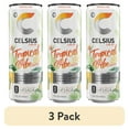 thumbnail image 1 of (3 pack) CELSIUS Sparkling Tropical Vibe, Functional Energy Drink 12 fl oz Single Can, 1 of 6