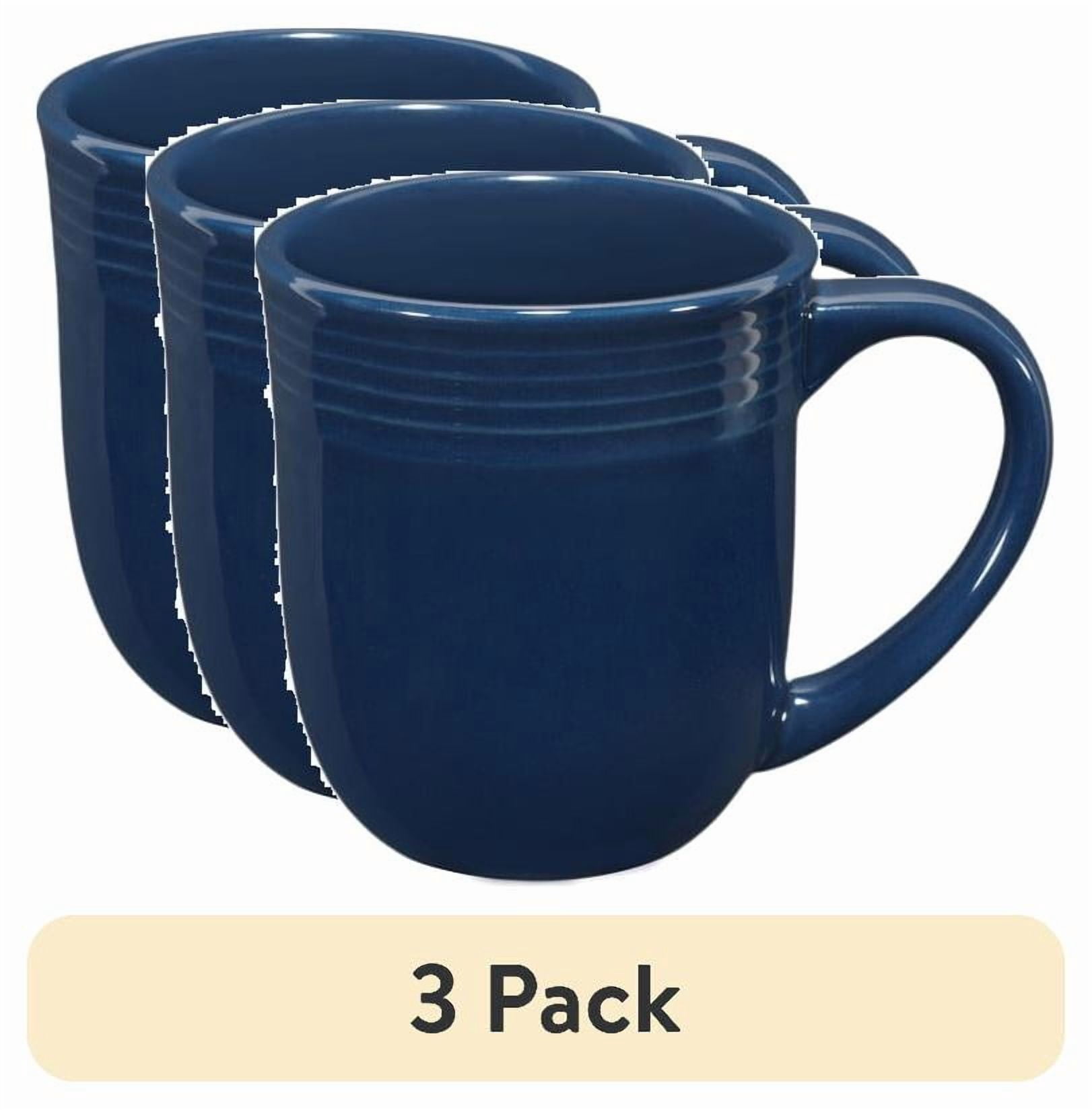 (3 pack) Mainstays Chiara Stoneware 16.5-oz Navy Mug