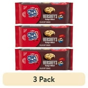 (3 pack) CHIPS AHOY! Chewy Hershey's Fudge Filled Soft Cookies, 9.6 oz