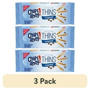 (3 pack) CHIPS AHOY! Thins Original Chocolate Chip Cookies, 7 oz