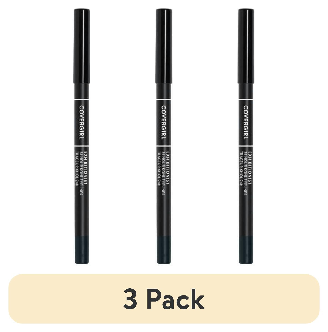 (3 pack) COVERGIRL Exhibitionist 24-Hour Kohl Eyeliner, Black