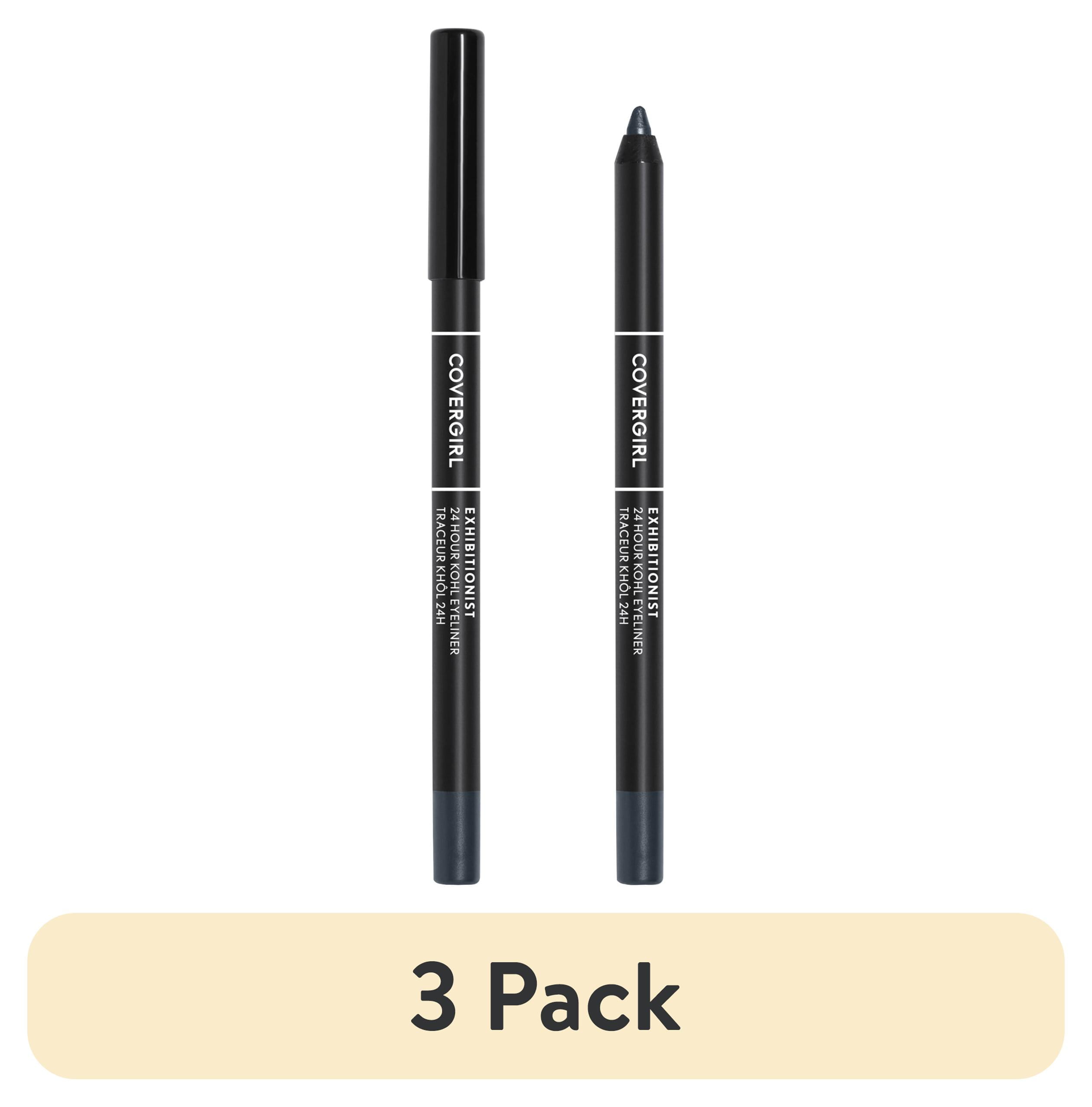 (3 pack) COVERGIRL Exhibitionist 24-Hour Kohl Eyeliner, Charcoal