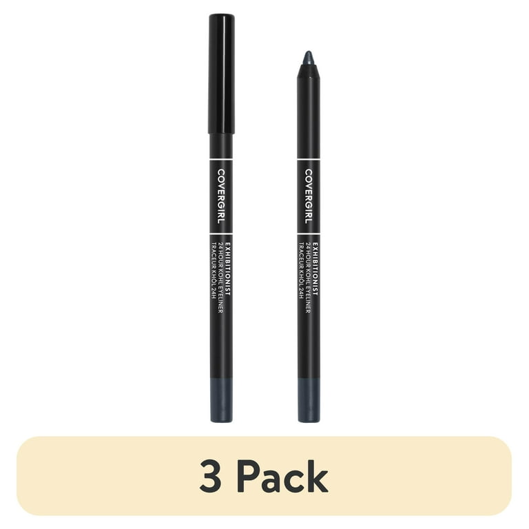 美品　CRIME INVOLMENT 9.4 3 pack) COVERGIRL Exhibitionist 24-Hour Kohl Eyeliner, Charcoal