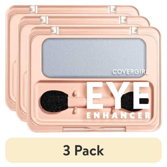 (3 pack) COVERGIRL Eye Enhancers 1-Kit Eyeshadow, 600 Sterling Blue, 0.09 oz