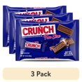 thumbnail image 1 of (3 pack) CRUNCH, Milk Chocolate and Crisped Rice, Fun Size Candy Bars, 10 oz, 1 of 14