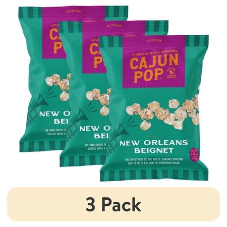 (3 pack) Cajun Pop New Orleans Beignet