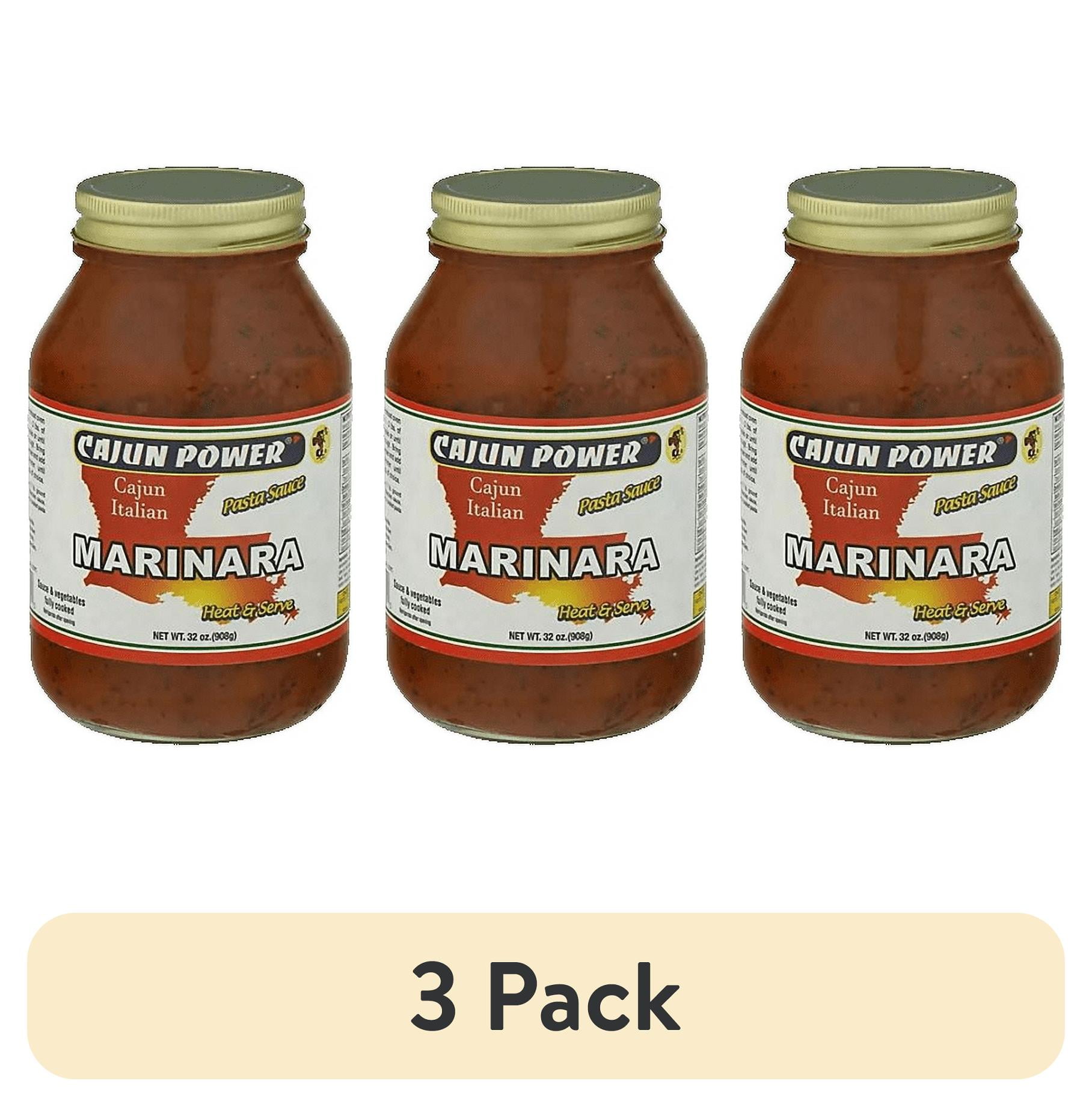 (3 pack) Cajun Power Marinara 32oz