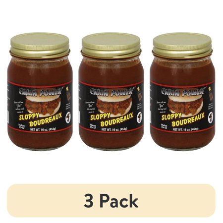 (3 pack) Cajun Power Sloppy Boudreaux Sauce, 16 oz