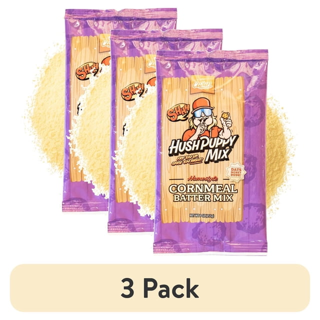 (3 pack) Cajun Two Step Hush Puppy Bites Batter Mix with Authentic ...
