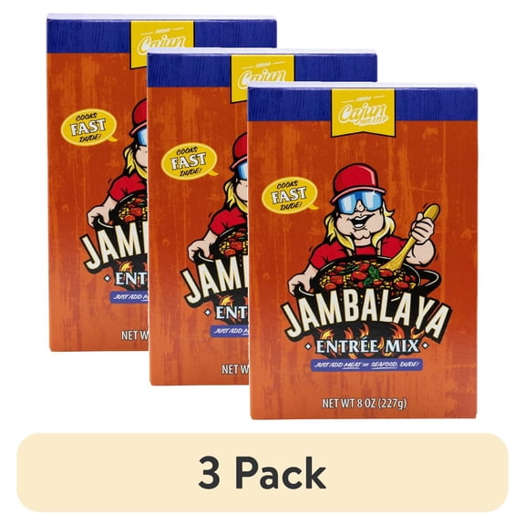 (3 pack) Cajun Two Step New Jambalaya Box Rice Dinner