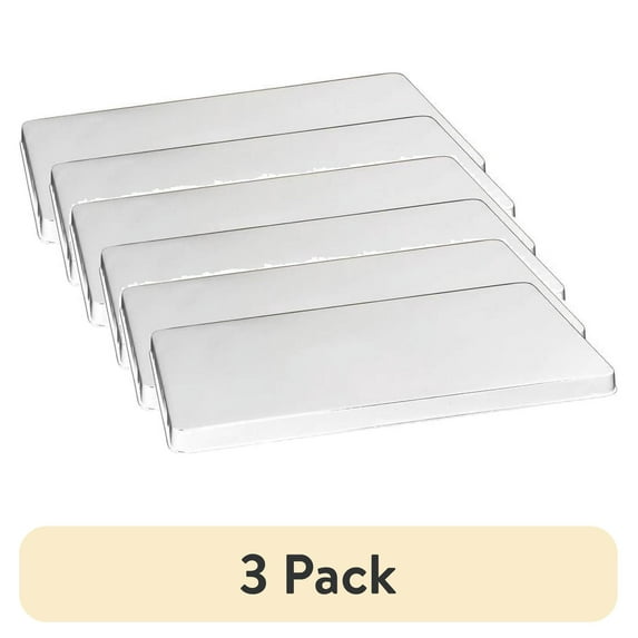 (3 pack) Calypso Basics, Tin Rectangular Burner Cover Set of 2, White