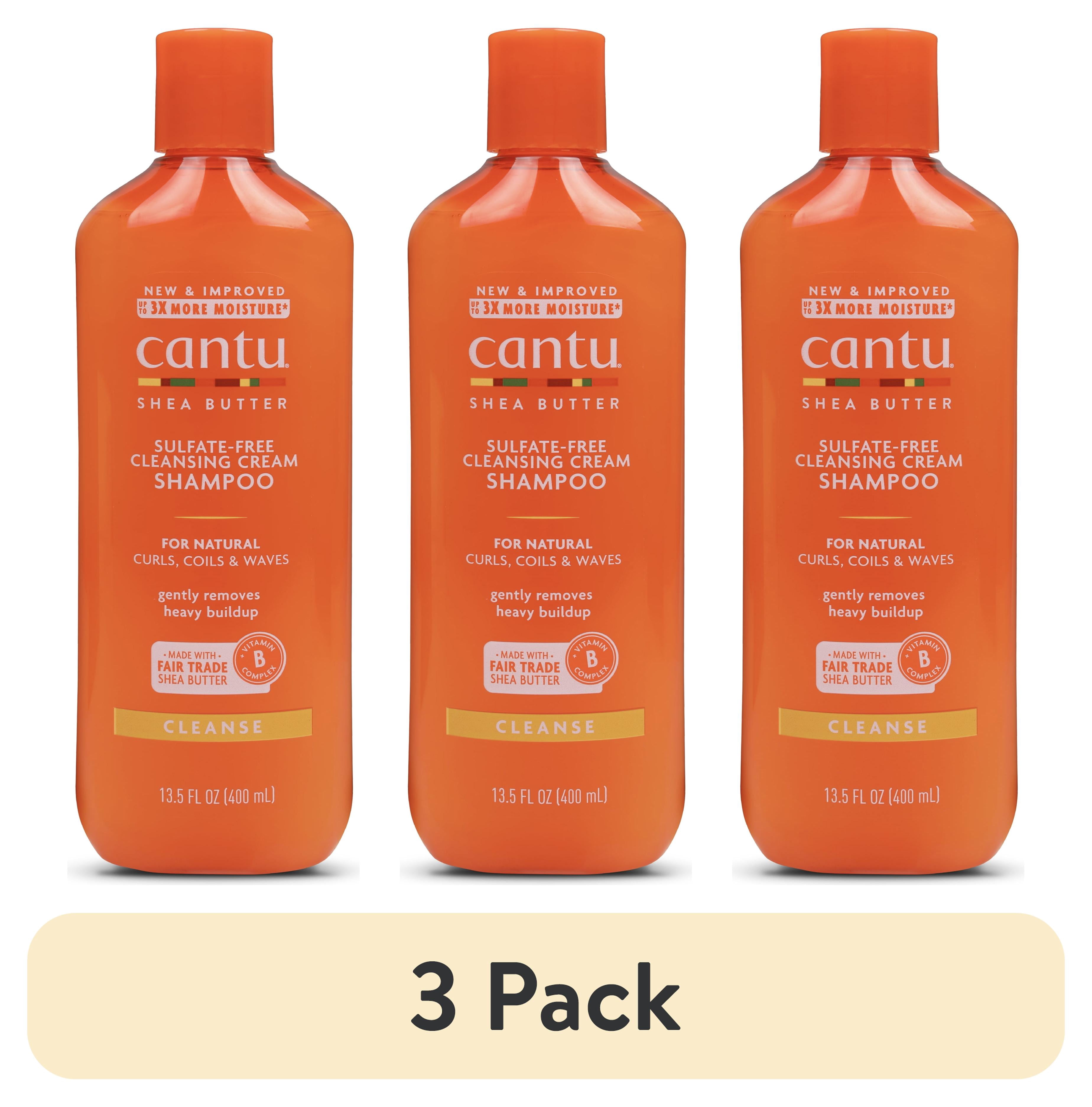 (3 pack) Cantu Sulfate-Free Cleansing Cream Shampoo 13.5 fl oz